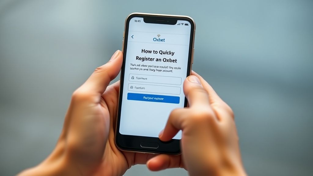 Đăng ký Oxbet - Bí quyết thành công và trải nghiệm chơi cá cược đỉnh cao