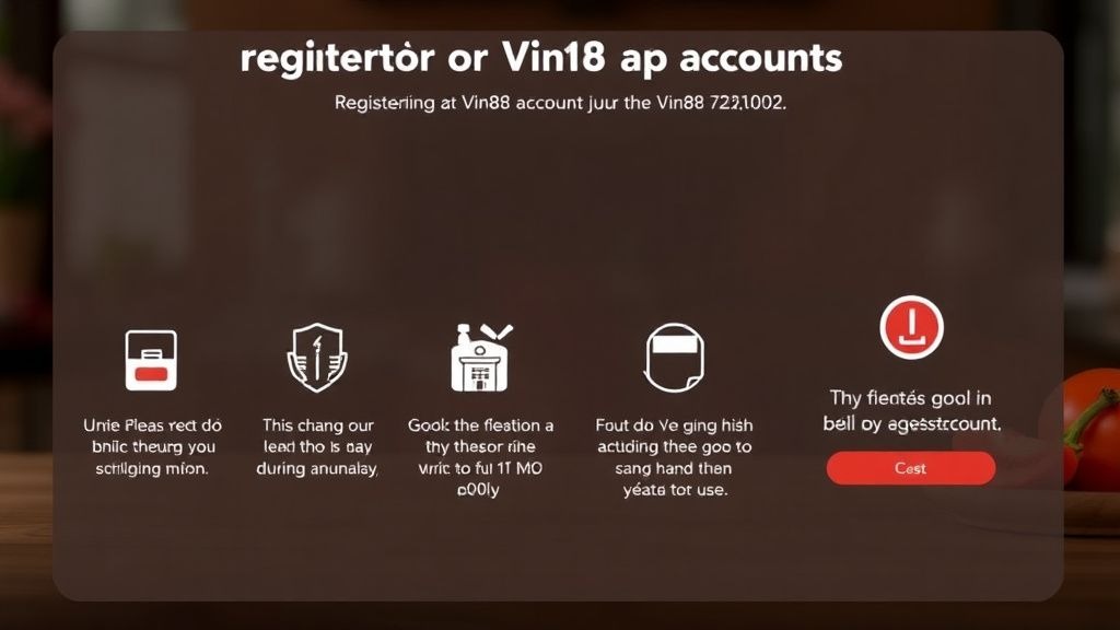 Đăng ký Vin88 - Hành Trình Khám Phá Thế Giới Giải Trí Đầy Hứng Khởi và An Toàn