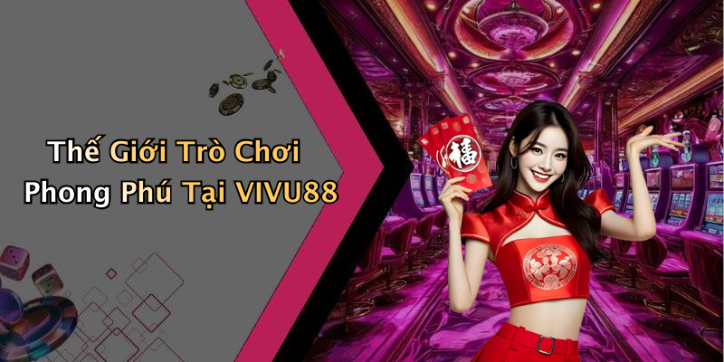 Thế Giới Trò Chơi Phong Phú Tại VIVU88