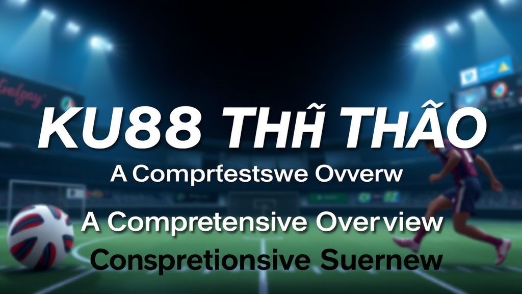 Experience the Thrill of Online Sports Betting with Thể Thao KU88 – Your Ultimate Platform for Exciting Wagering Adventures