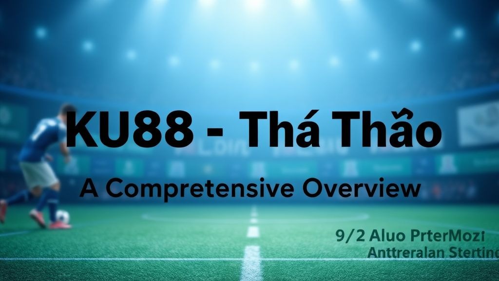 Experience the Thrill of Online Sports Betting with Thể Thao KU88 – Your Ultimate Platform for Exciting Wagering Adventures