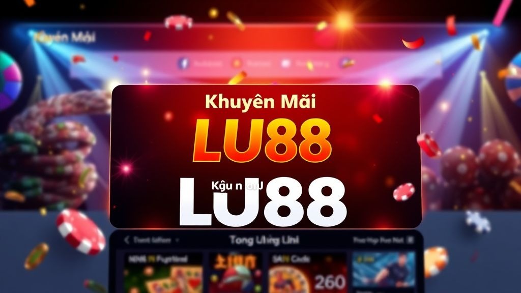 Khuyến Mãi LU88 - Cơ Hội Vàng Nhận Ưu Đãi Hấp Dẫn Trong Thế Giới Cược Trực Tuyến