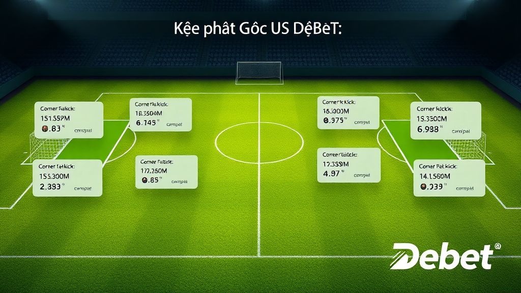 Kèo phạt góc Debet - Bí quyết soi kèo chính xác và chiến thuật săn thưởng hiệu quả