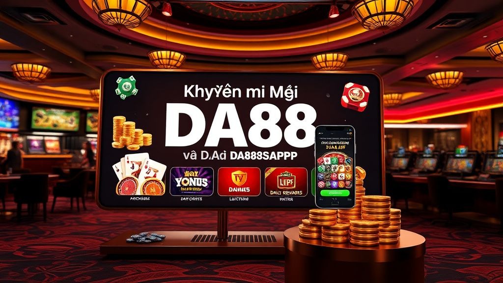 Khuyến Mãi DA88 - Cơ Hội Nhận Ưu Đãi Không Thể Bỏ Lỡ và Đổi Vận May Với DA88S.APP