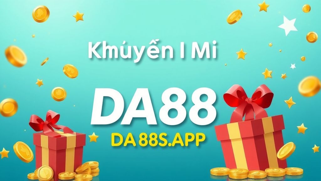 Khuyến Mãi DA88 - Cơ Hội Nhận Ưu Đãi Không Thể Bỏ Lỡ và Đổi Vận May Với DA88S.APP