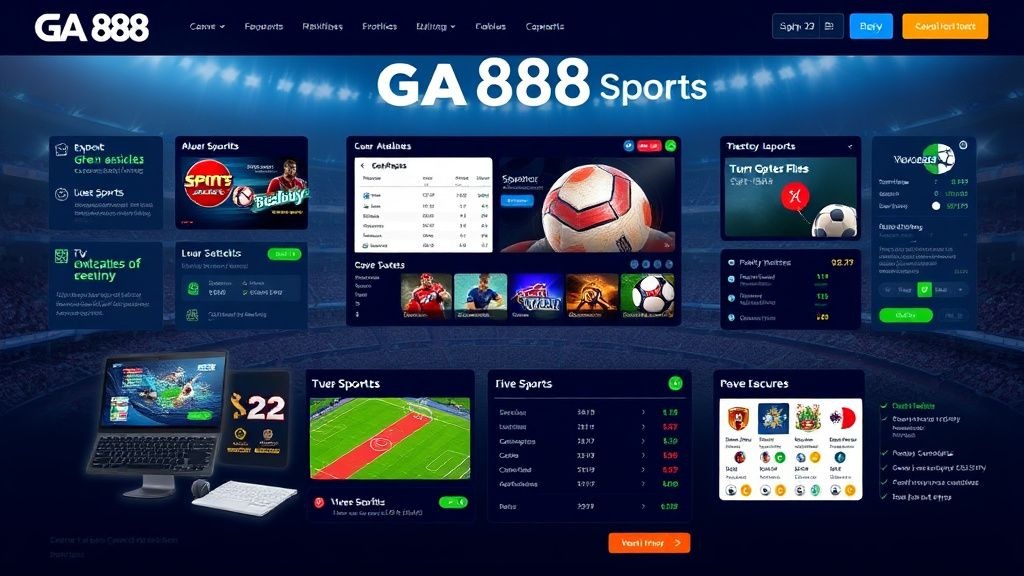 Thể Thao GA888 - Địa Chỉ Cá Cược Thể Thao Đáng Tin Cậy và Đa Dạng Lựa Chọn