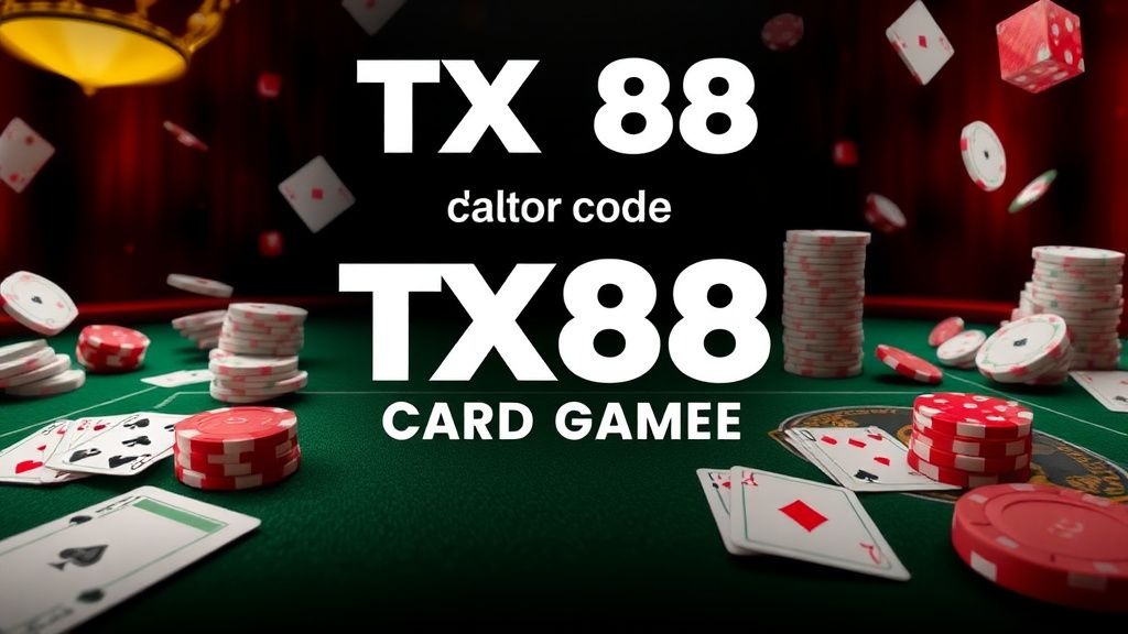 Trải Nghiệm Hoàn Hảo Với Game Bài TX88 - Sân Chơi Đỉnh Cao Dành Cho Nhà Đầu Tư