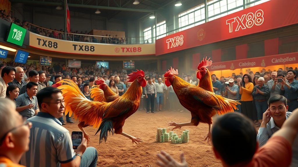 Đá Gà TX88 - Nền Tảng Cá Cược Đá Gà Uy Tín Thu Hút Người Chơi Việt Nam