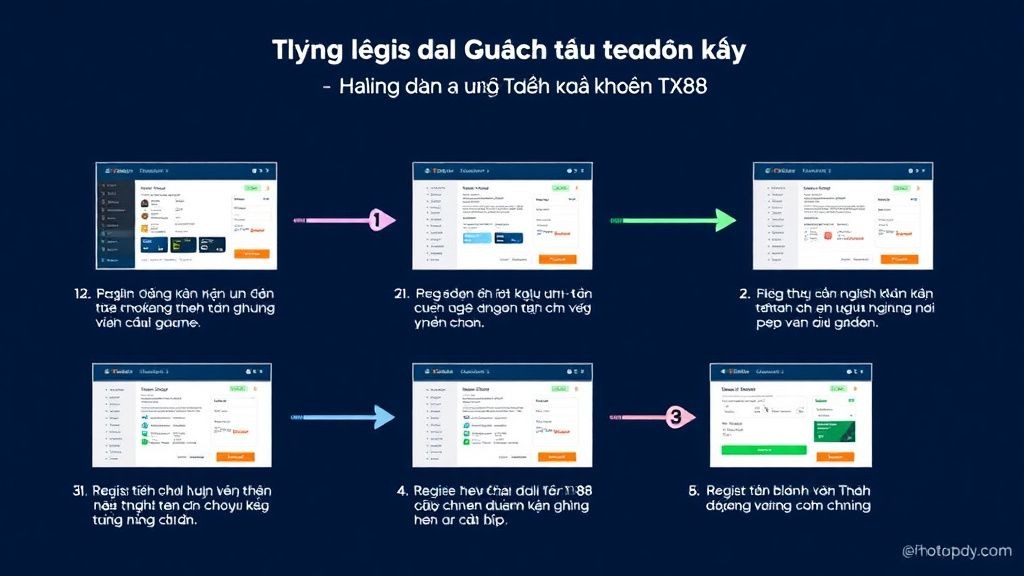Hướng dẫn chi tiết cách đăng ký tài khoản TX88 - Bước đơn giản để tận hưởng trải nghiệm cá cược đỉnh cao