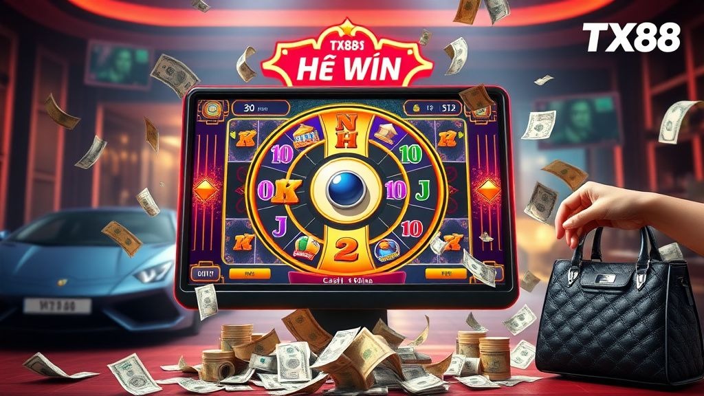 Trải Nghiệm Thú Vị Với Game Nổ Hũ Rút Tiền Mặt – Cơ Hội Trúng Thưởng Lớn Tại TX88