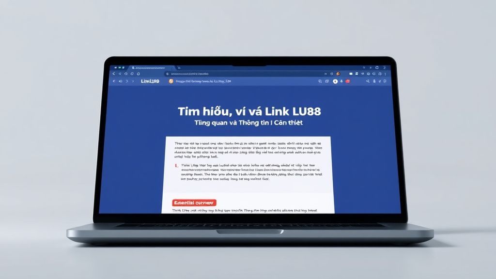 Khám Phá Link LU88 - Nhà Cái LU88 Đáng Tin Cậy và Hứa Hẹn Trải Nghiệm Đỉnh Cao