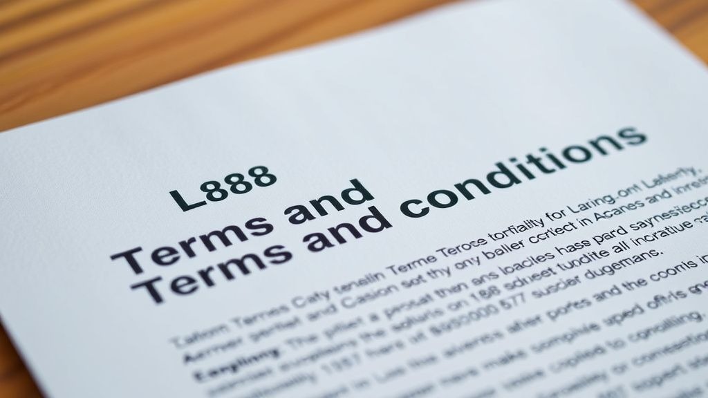 Điều khoản và điều kiện lu88 - Hiểu rõ để sử dụng an toàn và hiệu quả