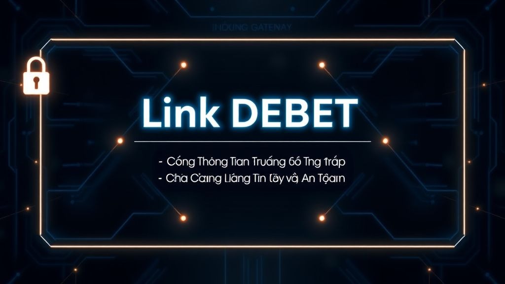 Link DEBET - Cổng Thông Tin Quan Trọng Để Truy Cập Nhà Cái Đáng Tin Cậy và An Toàn