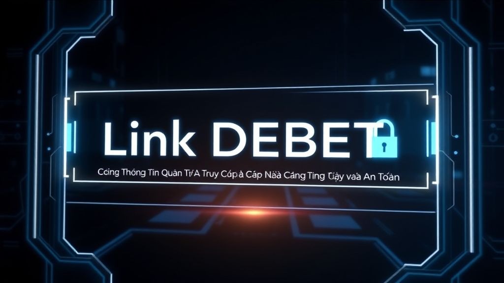 Link DEBET - Cổng Thông Tin Quan Trọng Để Truy Cập Nhà Cái Đáng Tin Cậy và An Toàn