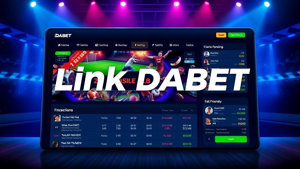 Link DABET - Nhà Cái Cá Cược Trực Tuyến Đáng Tin Cậy Và Sôi Động Nhất Hiện Nay
