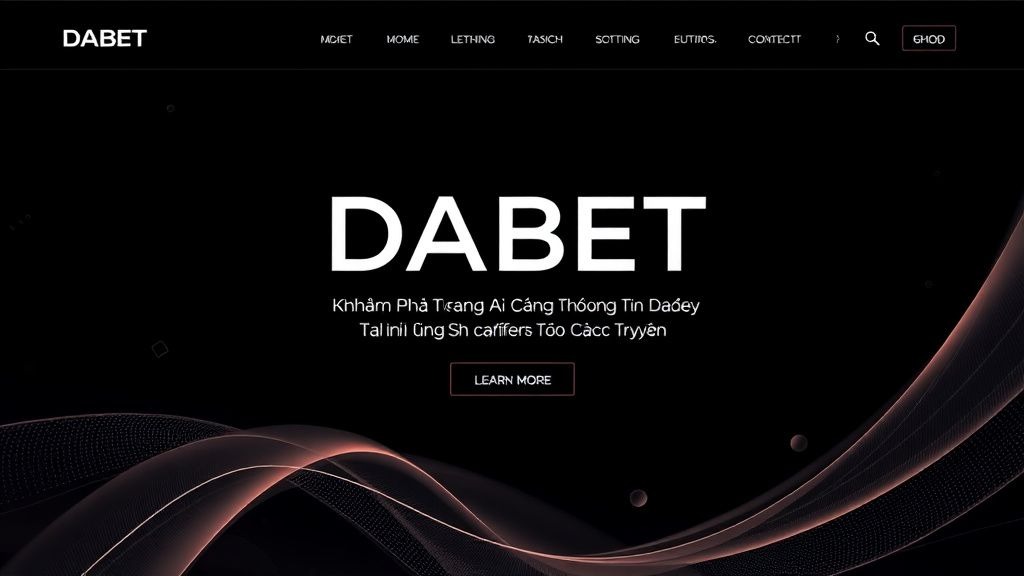 Khám Phá Trang Chủ DABET – Cổng Thông Tin Đáng Tin Cậy Cho Người Chơi Thủ Đô Cá Cược Trực Tuyến