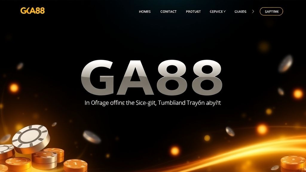 Trang chủ GA88 - Chìa Khóa Thành Công Trong Thế Giới Gambling Trực Tuyến Ưa Thích