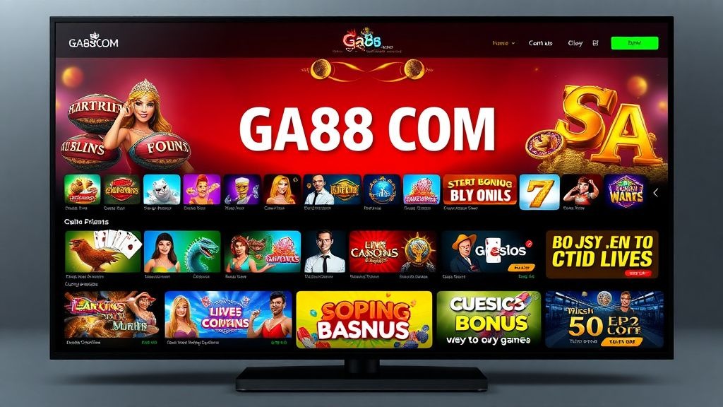 GA88 COM - Trang Cá cược Đẳng Cấp Với Kho Game Đa Dạng và Ưu Đãi Hấp Dẫn