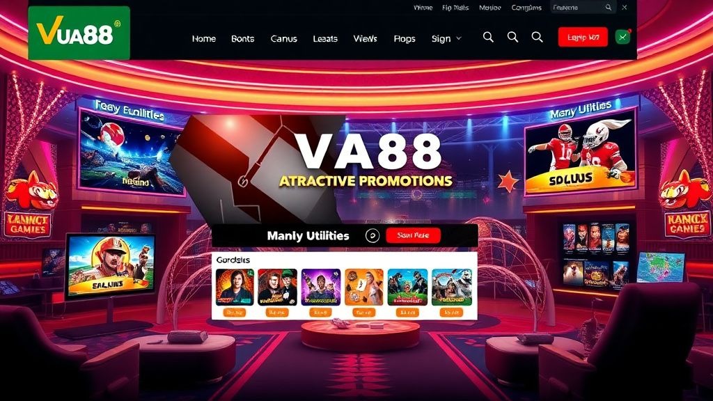 Trang chủ VUA88 - Nền Tảng Giải Trí Trực Tuyến Đỉnh Cao Với Nhiều Tiện Ích & Khuyến Mãi Hấp Dẫn