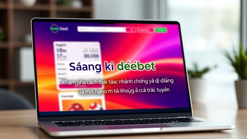 Đăng ký debet - Khám phá cách thức nhanh chóng và dễ dàng để mở tài khoản cá cược trực tuyến