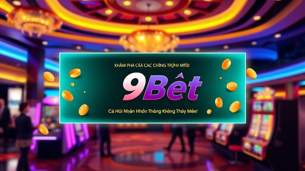 Khám Phá Các Chương Trình Khuyến Mãi Hấp Dẫn Tại 9Bet - Cơ Hội Nhận Thưởng Khủng Thấy Mê