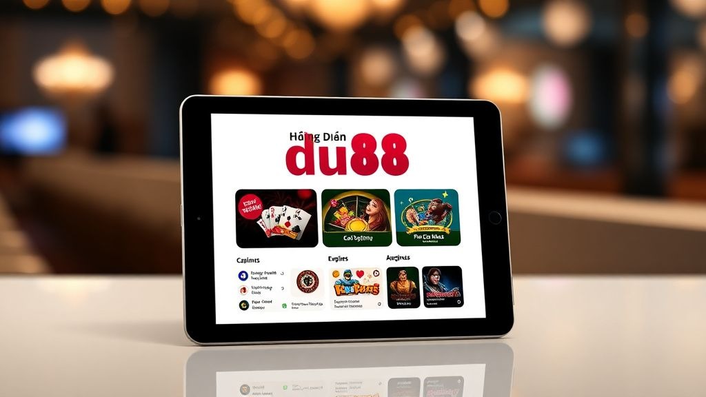 Hướng dẫn du88 - Cẩm nang toàn diện để trải nghiệm casino trực tuyến an toàn và chất lượng