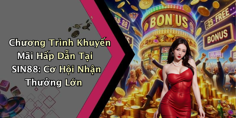 Chương Trình Khuyến Mãi Hấp Dẫn Tại SIN88: Cơ Hội Nhận Thưởng Lớn