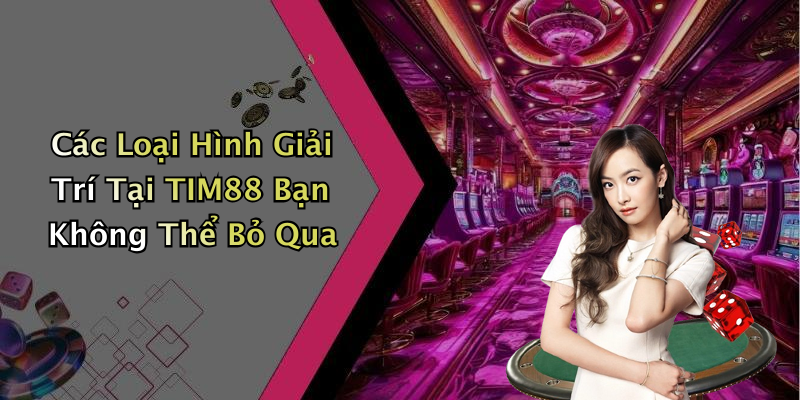Các Loại Hình Giải Trí Tại TIM88 Bạn Không Thể Bỏ Qua