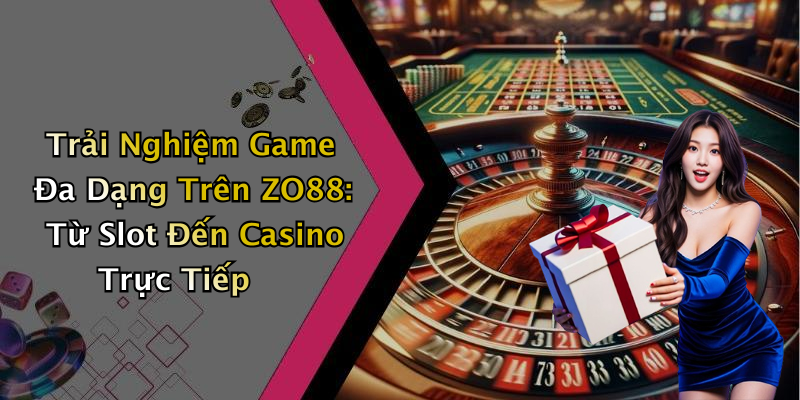 Trải Nghiệm Game Đa Dạng Trên ZO88: Từ Slot Đến Casino Trực Tiếp