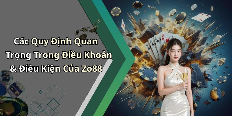 Các Quy Định Quan Trọng Trong Điều Khoản & Điều Kiện Của Zo88