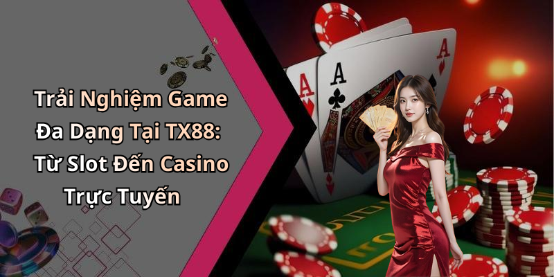 Trải Nghiệm Game Đa Dạng Tại TX88: Từ Slot Đến Casino Trực Tuyến