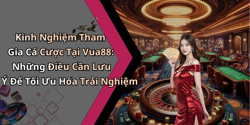Kinh Nghiệm Tham Gia Cá Cược Tại Vua88: Những Điều Cần Lưu Ý Để Tối Ưu Hóa Trải Nghiệm