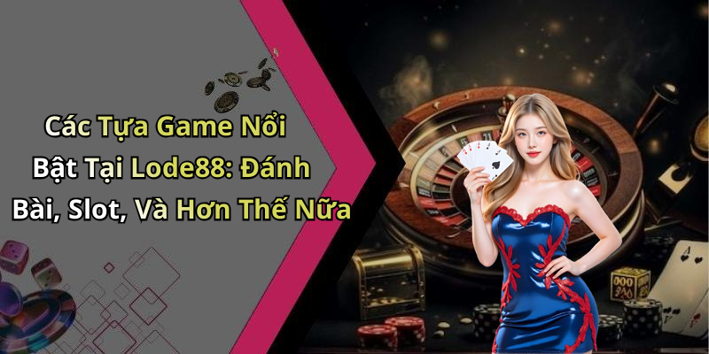 Các Tựa Game Nổi Bật Tại Lode88: Đánh Bài, Slot, Và Hơn Thế Nữa