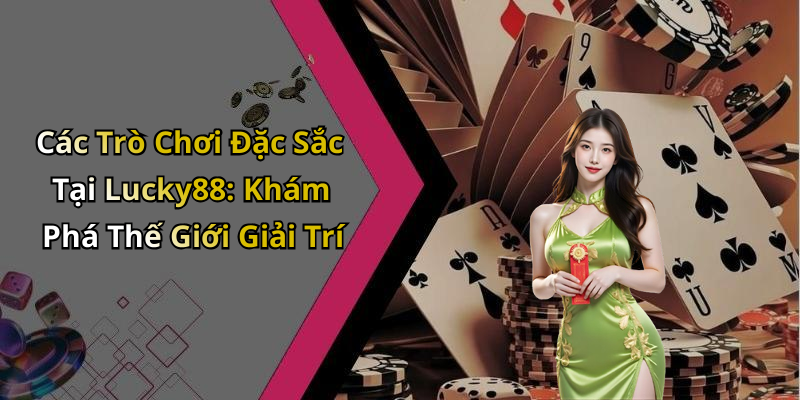 Các Trò Chơi Đặc Sắc Tại Lucky88: Khám Phá Thế Giới Giải Trí