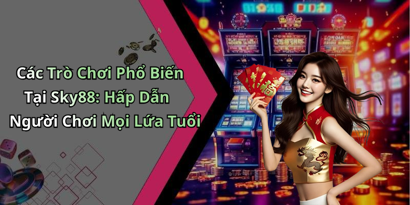 Các Trò Chơi Phổ Biến Tại Sky88: Hấp Dẫn Người Chơi Mọi Lứa Tuổi