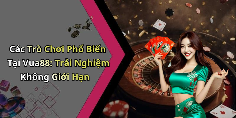 Các Trò Chơi Phổ Biến Tại Vua88: Trải Nghiệm Không Giới Hạn