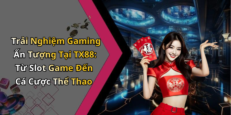 Trải Nghiệm Gaming Ấn Tượng Tại TX88: Từ Slot Game Đến Cá Cược Thể Thao
