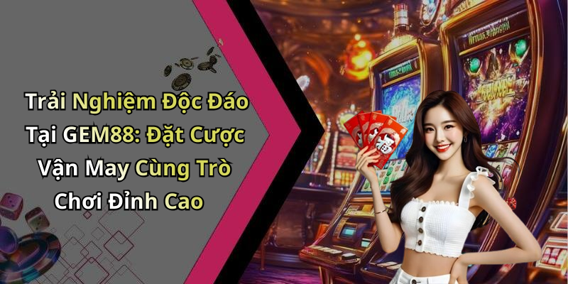 Trải Nghiệm Độc Đáo Tại GEM88: Đặt Cược Vận May Cùng Trò Chơi Đỉnh Cao