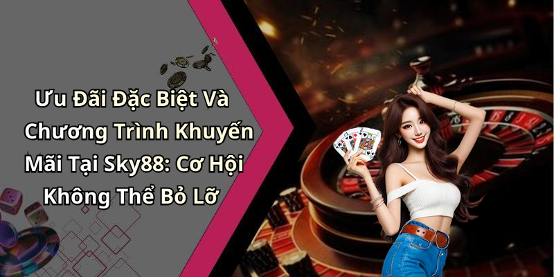 Ưu Đãi Đặc Biệt Và Chương Trình Khuyến Mãi Tại Sky88: Cơ Hội Không Thể Bỏ Lỡ