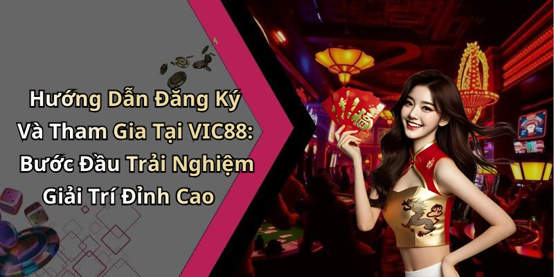 Hướng Dẫn Đăng Ký Và Tham Gia Tại VIC88: Bước Đầu Trải Nghiệm Giải Trí Đỉnh Cao