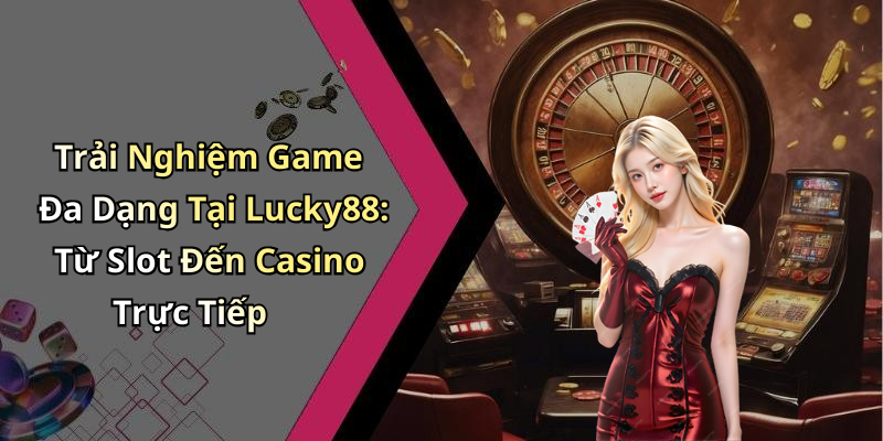 Trải Nghiệm Game Đa Dạng Tại Lucky88: Từ Slot Đến Casino Trực Tiếp
