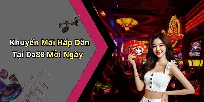 Khuyến Mãi Hấp Dẫn Tại Da88 Mỗi Ngày