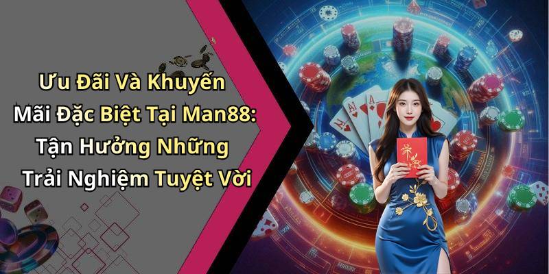 Ưu Đãi Và Khuyến Mãi Đặc Biệt Tại Man88: Tận Hưởng Những Trải Nghiệm Tuyệt Vời