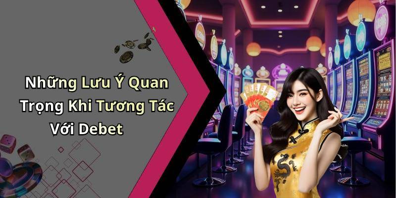 Những Lưu Ý Quan Trọng Khi Tương Tác Với Debet