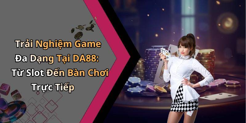 Trải Nghiệm Game Đa Dạng Tại DA88: Từ Slot Đến Bàn Chơi Trực Tiếp