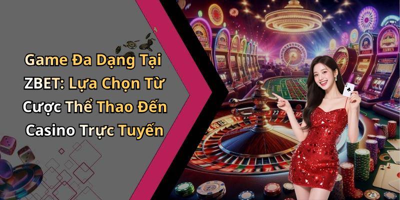 Game Đa Dạng Tại ZBET: Lựa Chọn Từ Cược Thể Thao Đến Casino Trực Tuyến