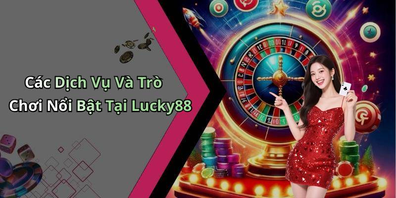Các Dịch Vụ Và Trò Chơi Nổi Bật Tại Lucky88