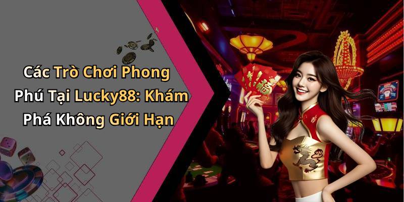 Các Trò Chơi Phong Phú Tại Lucky88: Khám Phá Không Giới Hạn