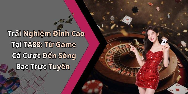 Trải Nghiệm Đỉnh Cao Tại TA88: Từ Game Cá Cược Đến Sòng Bạc Trực Tuyến