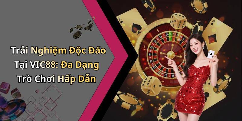 Trải Nghiệm Độc Đáo Tại VIC88: Đa Dạng Trò Chơi Hấp Dẫn